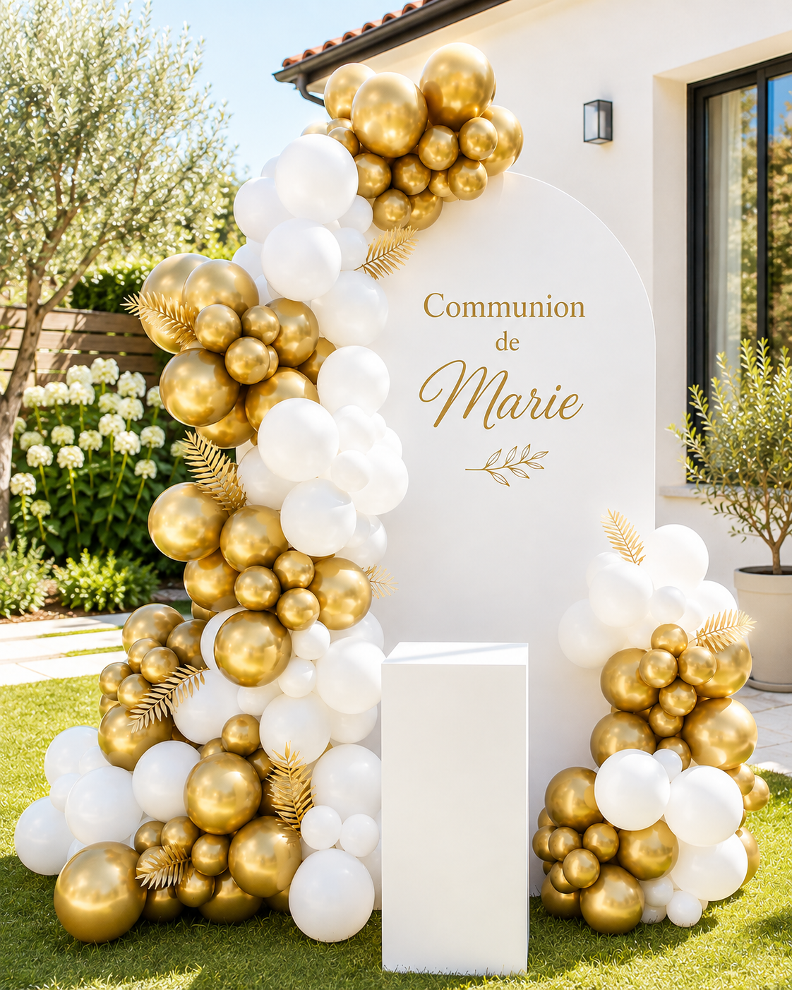 Accueil Décoration événementielle élégante avec arche de ballons pour anniversaire – Maison Thabika